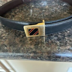 Elegant Black and Gold Belt